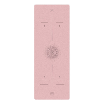 Matte PU Natural Rubber Yoga Mat Non-Slip Durable Shock-Absorbing Exercise Dance Fitness Premium Mat