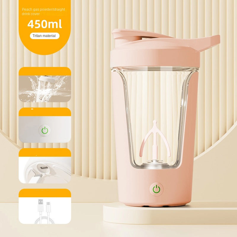 Fully automatic electric mixing cup charging model with scale fitness protein powder meal replacement shaking cup