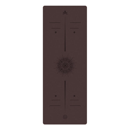 Matte PU Natural Rubber Yoga Mat Non-Slip Durable Shock-Absorbing Exercise Dance Fitness Premium Mat