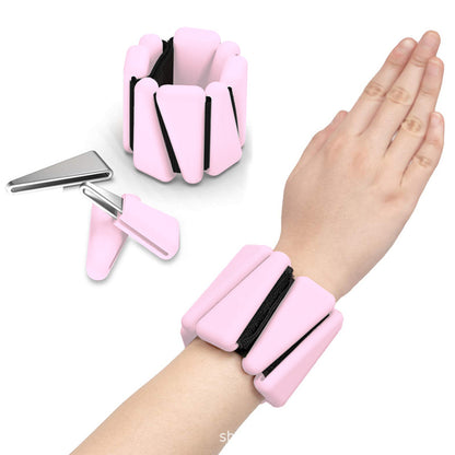 Ankle Weights, Wrist Weights 0.5lb Each - Adjustable Weighted Straps for Running, Walking, Fitness, Yoga, Workout