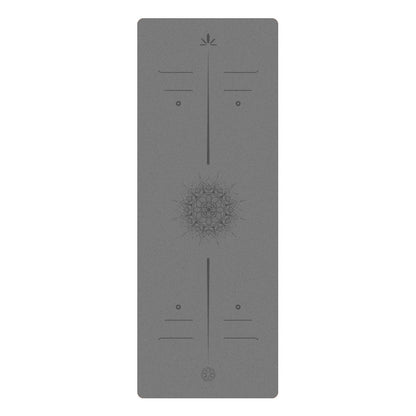 Matte PU Natural Rubber Yoga Mat Non-Slip Durable Shock-Absorbing Exercise Dance Fitness Premium Mat