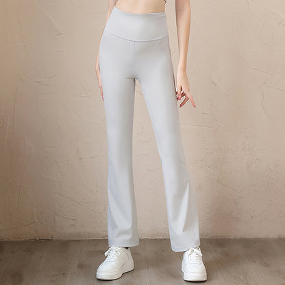 High Waist Slim Flare Pants For Women's Summer Fitness Yoga Exercise Dance Wide Leg Pants