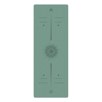 Matte PU Natural Rubber Yoga Mat Non-Slip Durable Shock-Absorbing Exercise Dance Fitness Premium Mat
