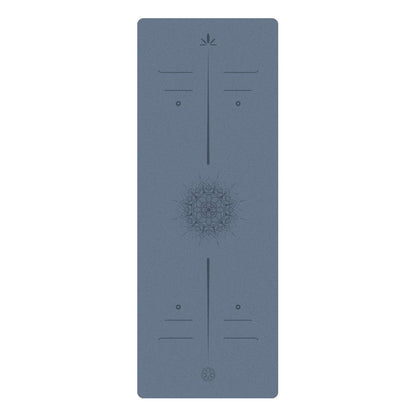 Matte PU Natural Rubber Yoga Mat Non-Slip Durable Shock-Absorbing Exercise Dance Fitness Premium Mat