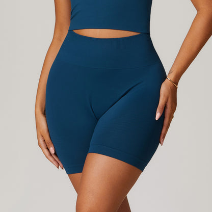 Tight high waisted yoga shorts
