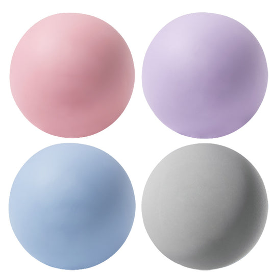 Silicone Yoga Ball Fitness Fascia Ball Pilates Neck Mask Ball Solid Foot Massage Ball