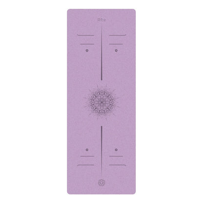 Matte PU Natural Rubber Yoga Mat Non-Slip Durable Shock-Absorbing Exercise Dance Fitness Premium Mat