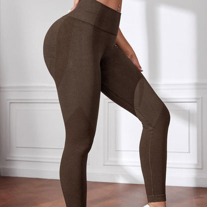 European and American Peach Hip Lifting High Waist Slimming Fitness Running Sports Yoga Pants for Women