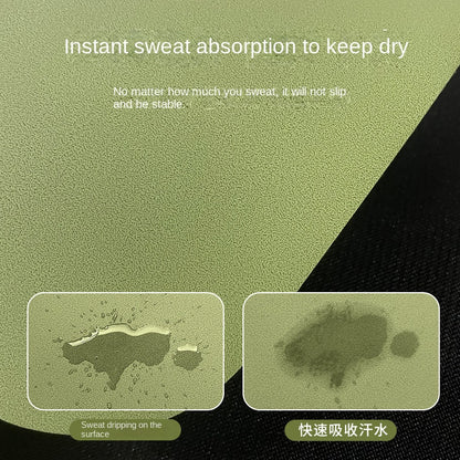 Matte PU Natural Rubber Yoga Mat Non-Slip Durable Shock-Absorbing Exercise Dance Fitness Premium Mat