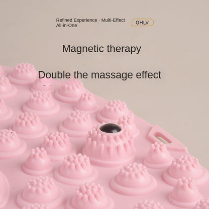 Foot Reflexology Mat, Acupressure Foot Massage Pad for Plantar Meridian Relief, Non-Slip Foot Step Mat for Slow Jogging & Sole Pressure Point Therapy