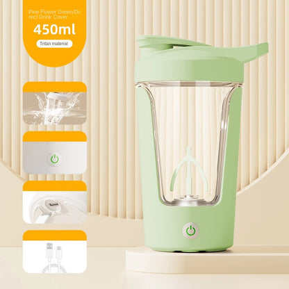 Fully automatic electric mixing cup charging model with scale fitness protein powder meal replacement shaking cup