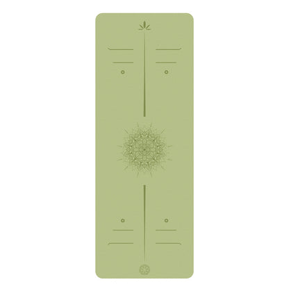 Matte PU Natural Rubber Yoga Mat Non-Slip Durable Shock-Absorbing Exercise Dance Fitness Premium Mat